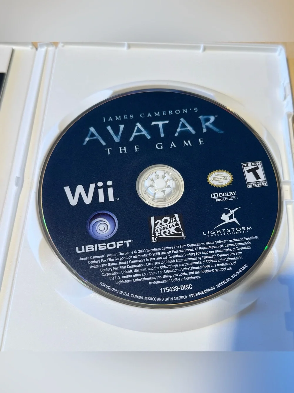 James Cameron's Avatar: The Game Nintendo Wii 2009 Great Condition w/Manual Read
